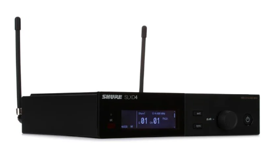 Shure SLXD4 Digital Wireless Receiver - H55 Band