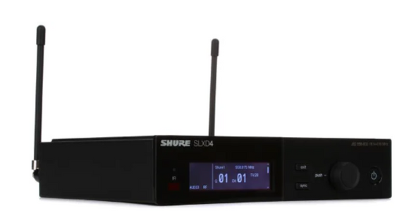 Shure SLXD4 Digital Wireless Receiver - J52 Band